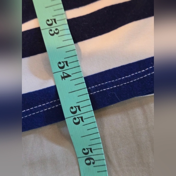 ☀️2/$10☀️Striped Navy and White Maxi Dress - Picture 8 of 8